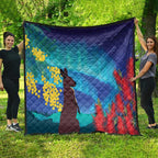 Australia Northern Lights Scenery Quilt