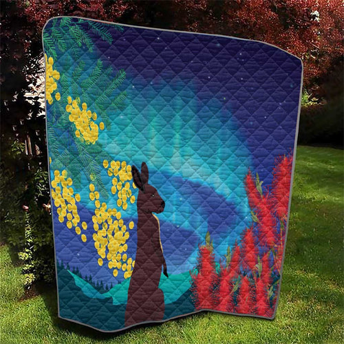 Australia Northern Lights Scenery Quilt