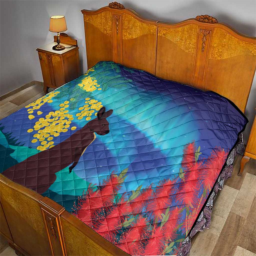 Australia Northern Lights Scenery Quilt