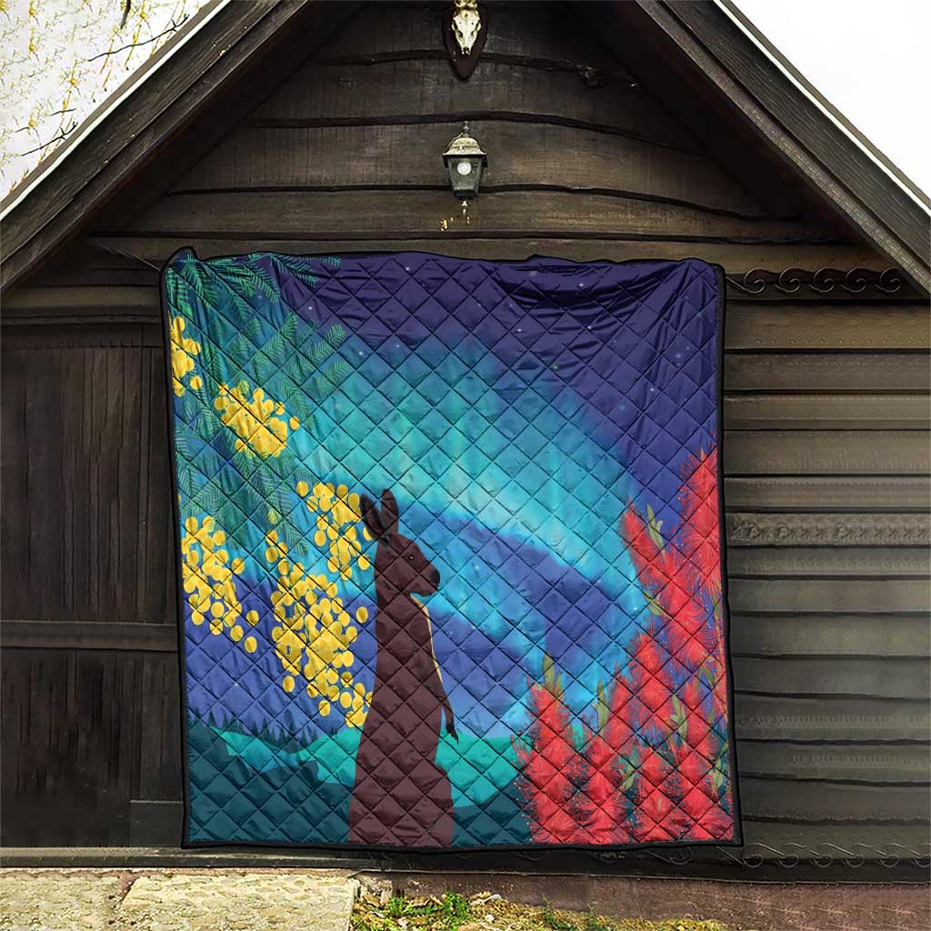 Australia Northern Lights Scenery Quilt