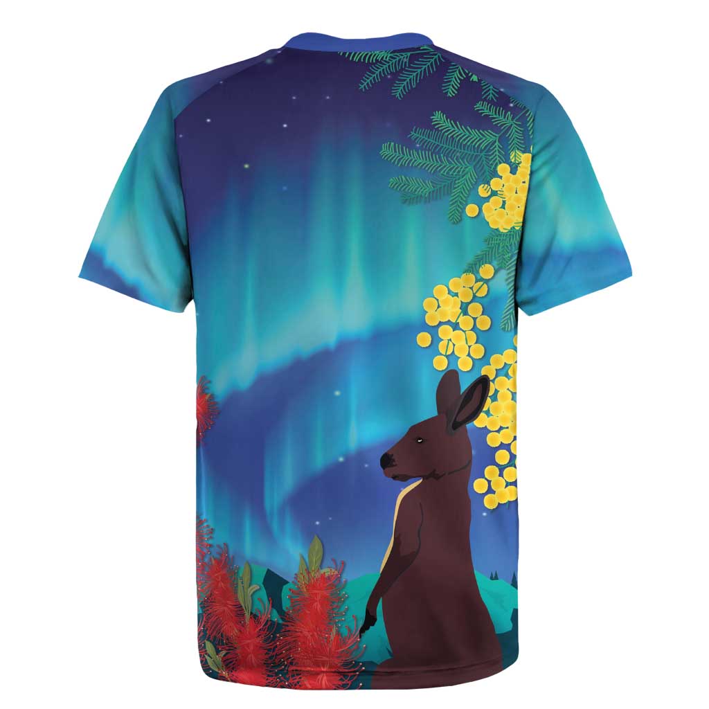 Australia Northern Lights Scenery Rugby Jersey