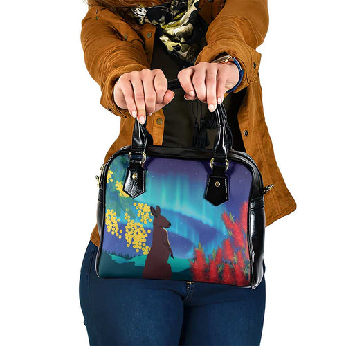 Australia Northern Lights Scenery Shoulder Handbag