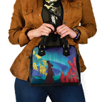 Australia Northern Lights Scenery Shoulder Handbag