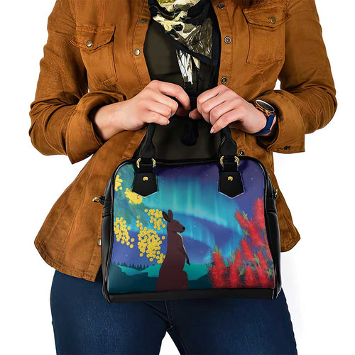 Australia Northern Lights Scenery Shoulder Handbag