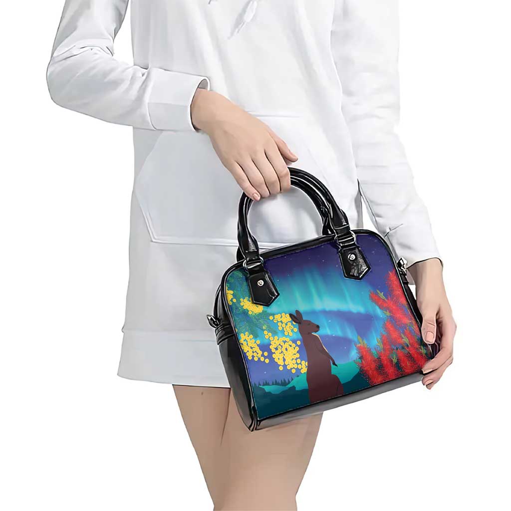 Australia Northern Lights Scenery Shoulder Handbag