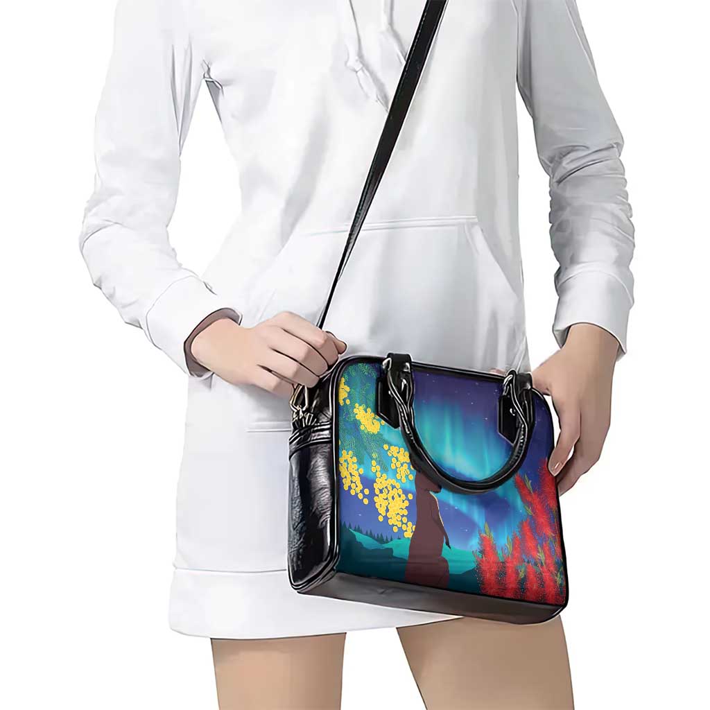 Australia Northern Lights Scenery Shoulder Handbag