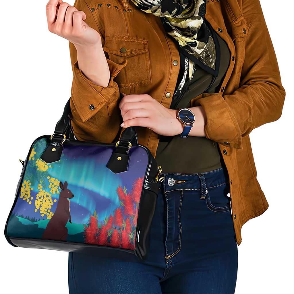 Australia Northern Lights Scenery Shoulder Handbag