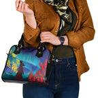 Australia Northern Lights Scenery Shoulder Handbag