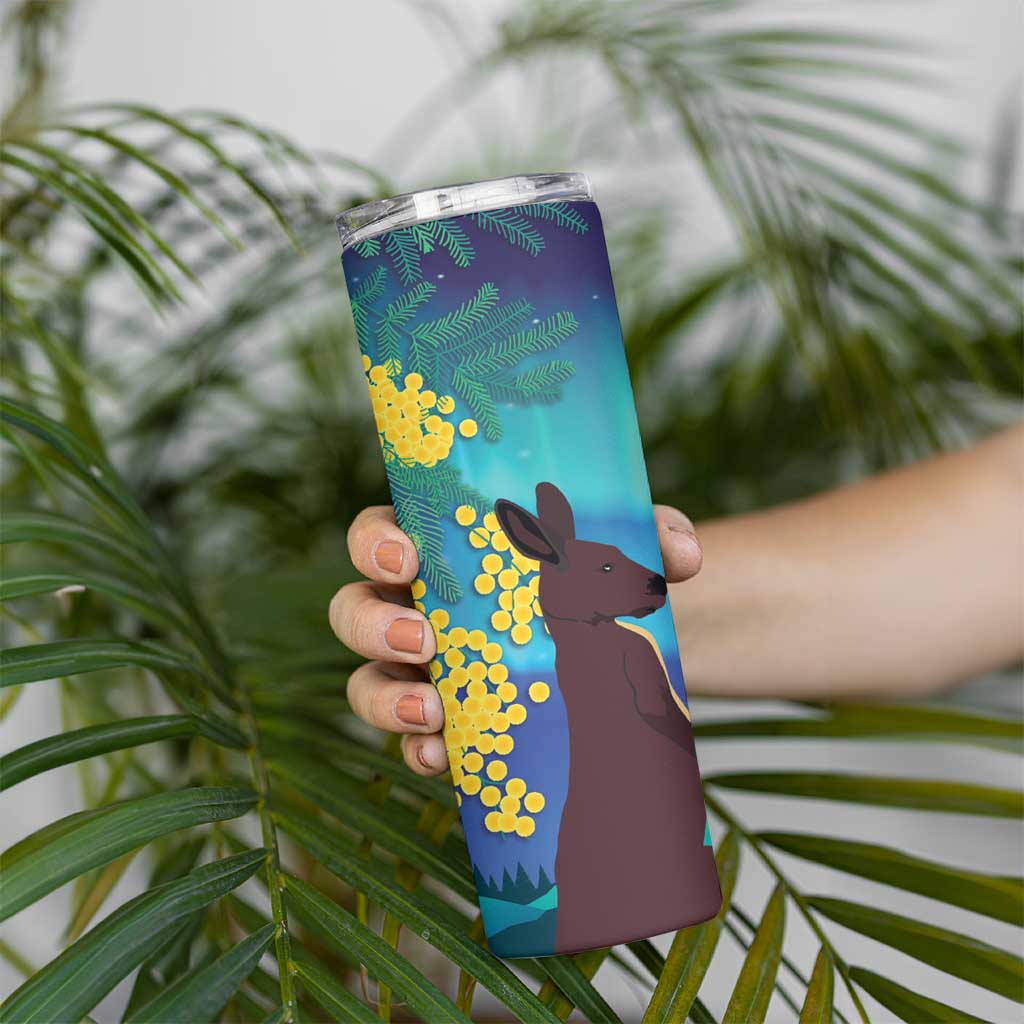 Australia Northern Lights Scenery Skinny Tumbler