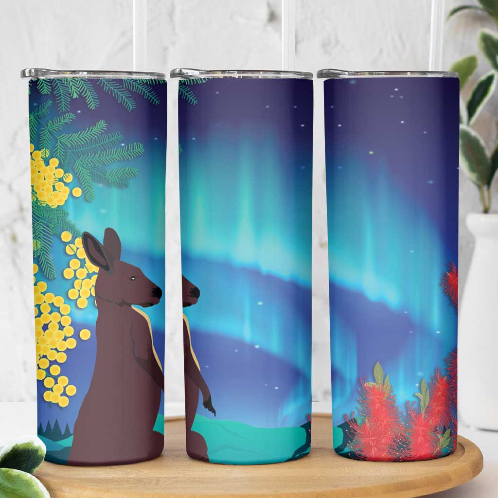 Australia Northern Lights Scenery Skinny Tumbler