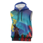 Australia Northern Lights Scenery Sleeveless Hoodie