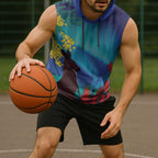 Australia Northern Lights Scenery Sleeveless Hoodie