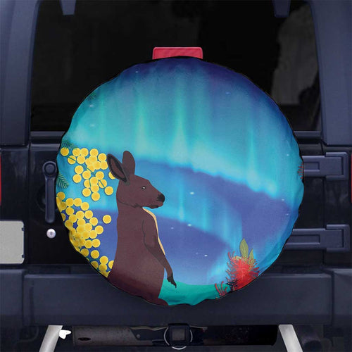 Australia Northern Lights Scenery Spare Tire Cover