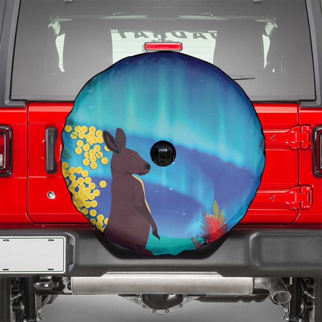 Australia Northern Lights Scenery Spare Tire Cover