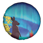 Australia Northern Lights Scenery Spare Tire Cover