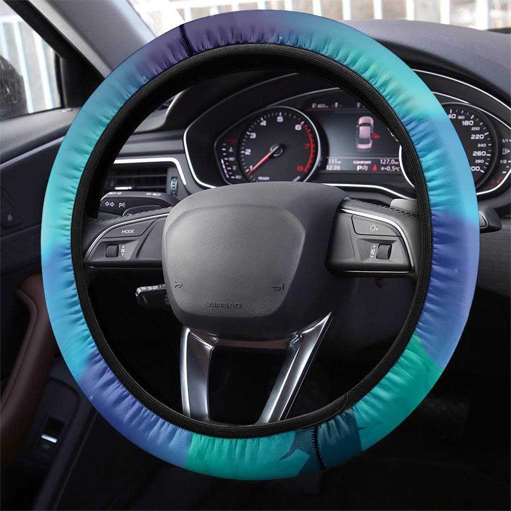 Australia Northern Lights Scenery Steering Wheel Cover