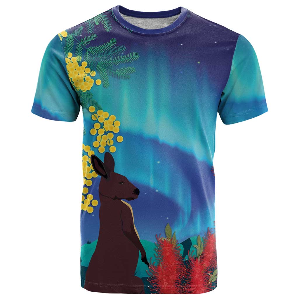 Australia Northern Lights Scenery T Shirt