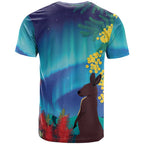 Australia Northern Lights Scenery T Shirt
