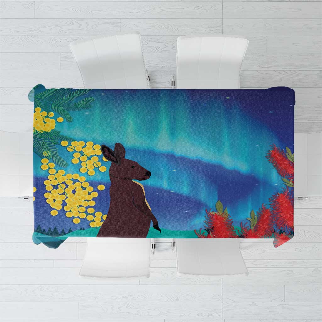 Australia Northern Lights Scenery Tablecloth