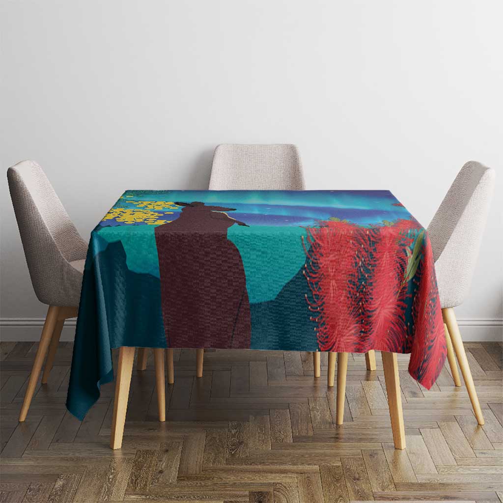 Australia Northern Lights Scenery Tablecloth