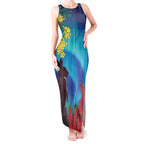 Australia Northern Lights Scenery Tank Maxi Dress