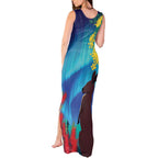 Australia Northern Lights Scenery Tank Maxi Dress