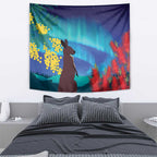 Australia Northern Lights Scenery Tapestry