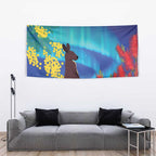 Australia Northern Lights Scenery Tapestry
