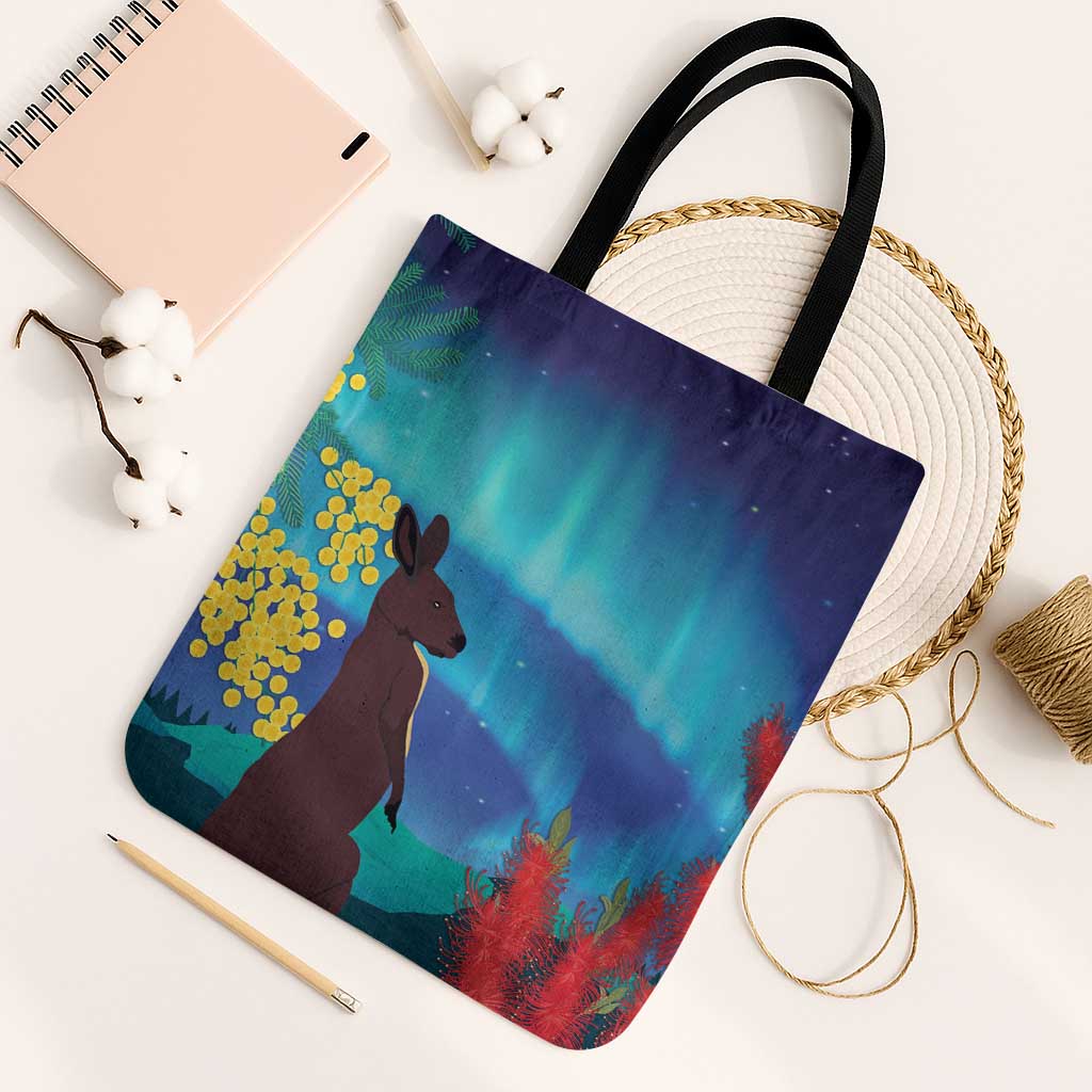 Australia Northern Lights Scenery Tote Bag