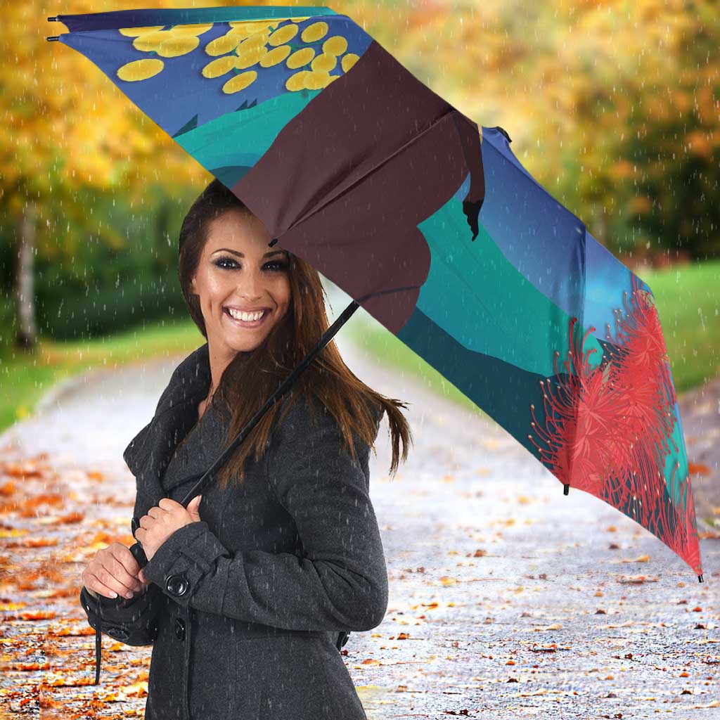 Australia Northern Lights Scenery Umbrella