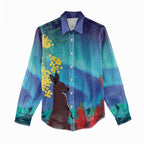 Australia Northern Lights Scenery Women Casual Shirt
