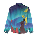 Australia Northern Lights Scenery Women Casual Shirt