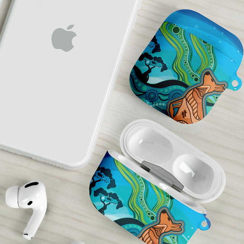 Aussie Aurora Borealis Aboriginal Art AirPods Case