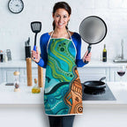 Aussie Aurora Borealis Aboriginal Art Apron