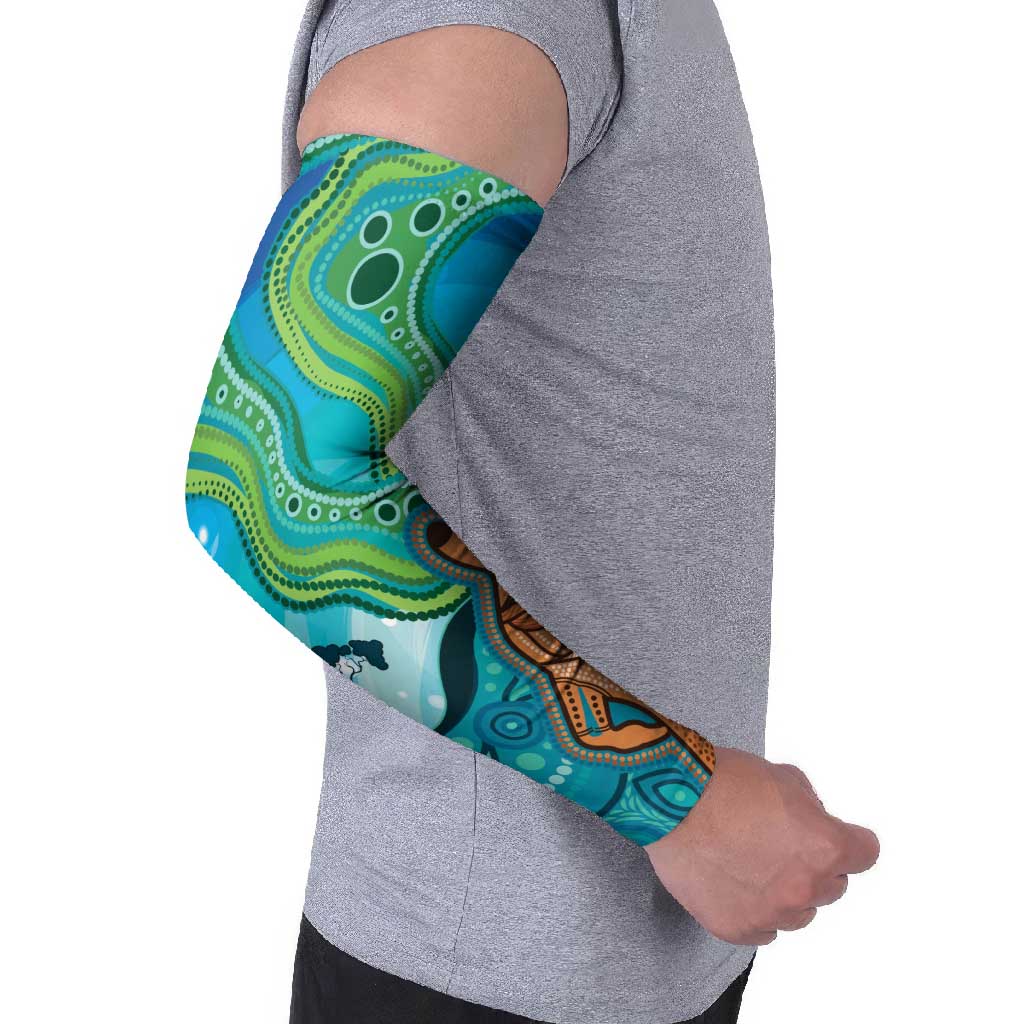 Aussie Aurora Borealis Aboriginal Art Arm Sleeves