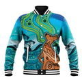 Aussie Aurora Borealis Aboriginal Art Baseball Jacket