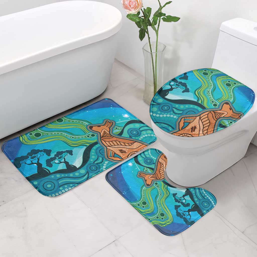 Aussie Aurora Borealis Aboriginal Art Bathroom Set