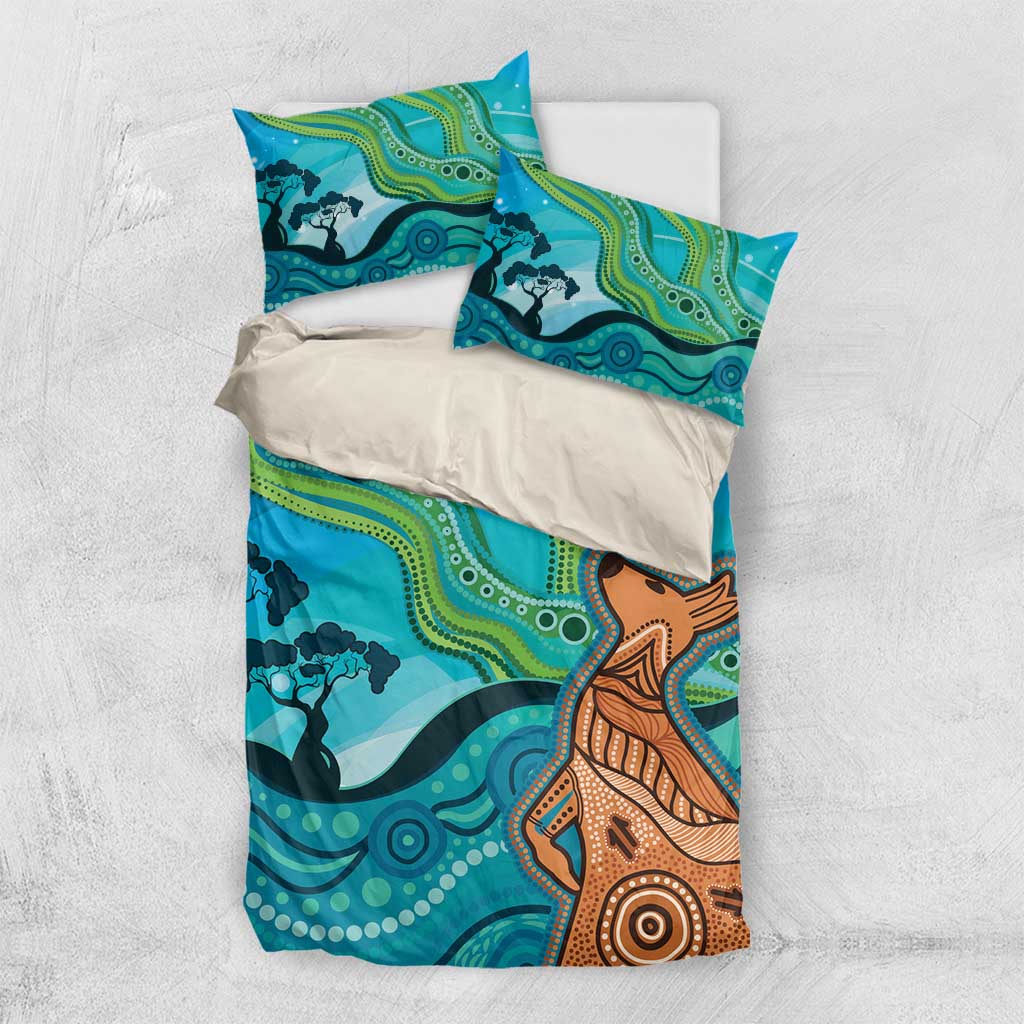 Aussie Aurora Borealis Aboriginal Art Bedding Set