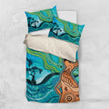 Aussie Aurora Borealis Aboriginal Art Bedding Set