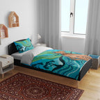 Aussie Aurora Borealis Aboriginal Art Bedding Set