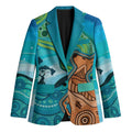 Aussie Aurora Borealis Aboriginal Art Blazer