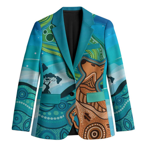 Aussie Aurora Borealis Aboriginal Art Blazer