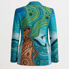 Aussie Aurora Borealis Aboriginal Art Blazer