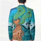 Aussie Aurora Borealis Aboriginal Art Blazer