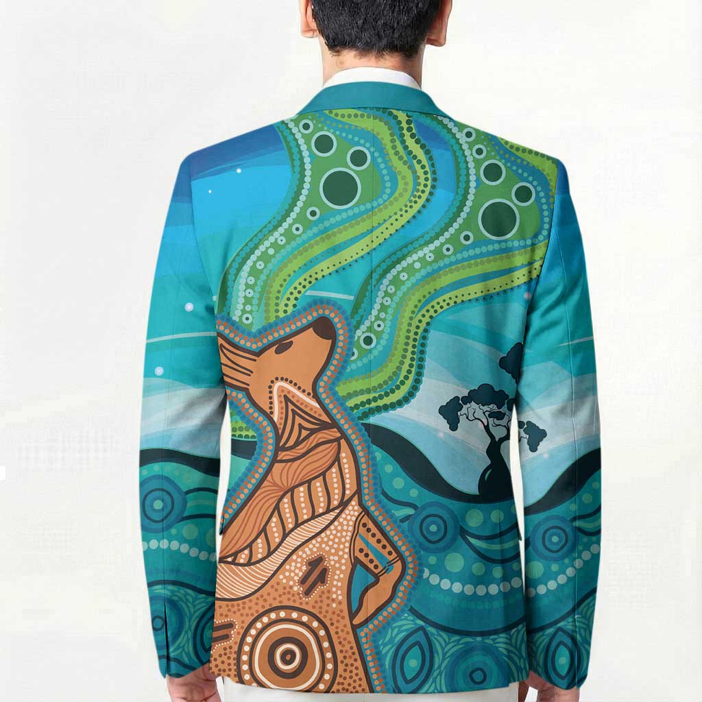 Aussie Aurora Borealis Aboriginal Art Blazer