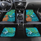 Aussie Aurora Borealis Aboriginal Art Car Mats