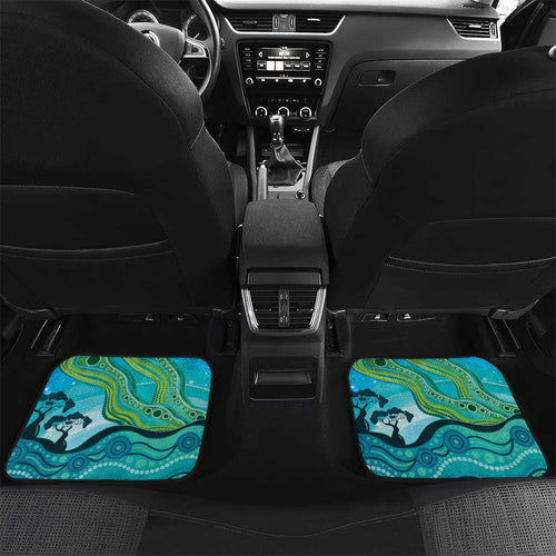 Aussie Aurora Borealis Aboriginal Art Car Mats