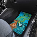 Aussie Aurora Borealis Aboriginal Art Car Mats
