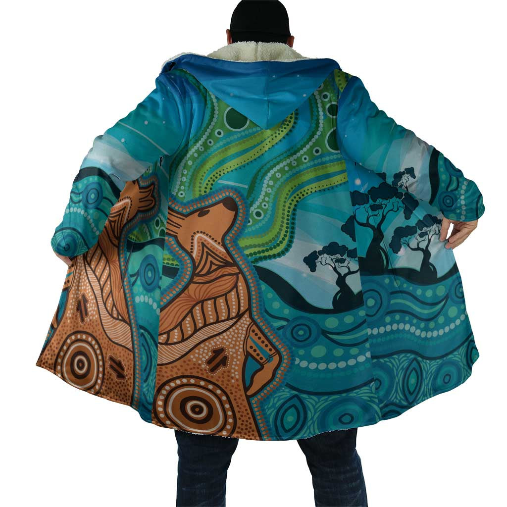 Aussie Aurora Borealis Aboriginal Art Cloak