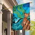 Aussie Aurora Borealis Aboriginal Art Garden Flag